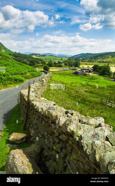 Little Langdale Valley In The English Lake District Cumbria England