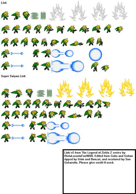 Build on the work of others and share your creations, or start fresh and create something new. Link sprites v2 by RioluLucarioFan9000 on DeviantArt