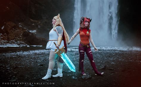 She Ra And Catra From She Ra And The Princesses Of Power Cosplay