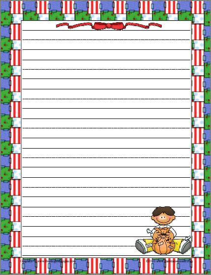 Christmas Printable Writing Paper