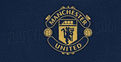 76+ man utd logo wallpaper on wallpapersafari. Manchester United's Navy And Gold Away Kit For The 2018/19 ...