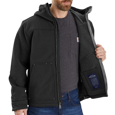 carhartt superdux sherpa lined hooded active jacket