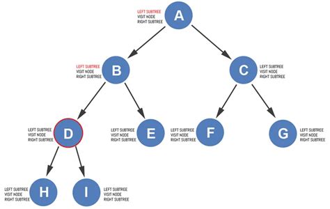 Binary Tree Traversal Depth First — In Order Algorithm