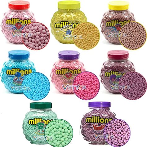 Millions Chewy Sweets Candy Jars Diffrent Flavoured Sweets Collection