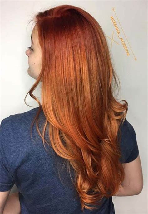 This hair color is a hot take on the red dye with opulence and elegance. 89 Trendy and Beautiful Copper Hair Color Ideas