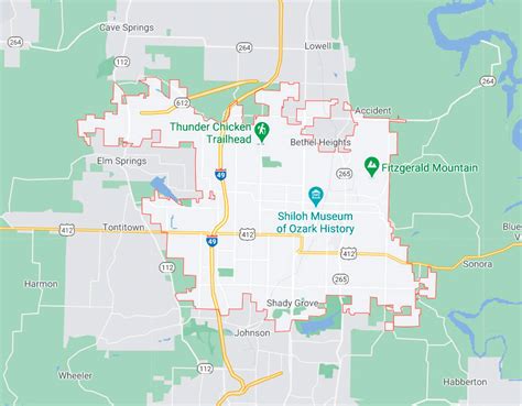 Where Is Springdale Arkansas On A Map Zip Code Map