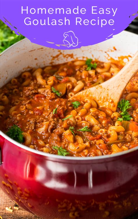 Discover chef ricco's beef goulash recipe as well as answers to some of your common questions first the story of goulash. Easy Goulash Recipe This Ground Beef Goulash Recipe is a quick and easy one pan dinner that's ...