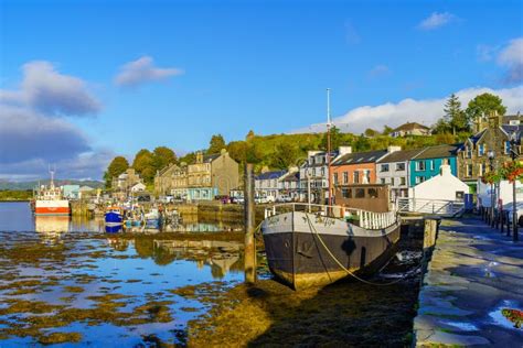 Port Of Tarbert In The Kintyre Peninsula Editorial Photography Image