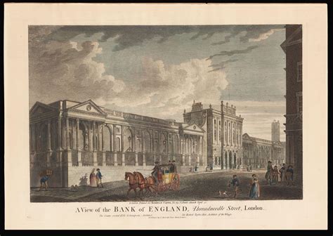 A View Of The Bank Of England Threadneedle Street London The Centre