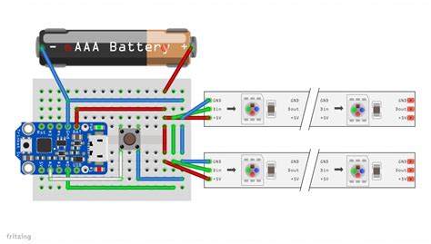 Circuit Diagram Halo Energy Sword By Mattel Neopixel Upgrade