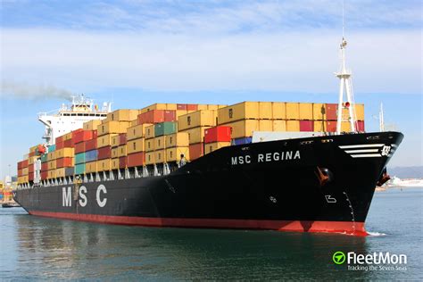 Msc is a world leader in global container shipping and a company that prides itself on offering global service with local knowledge. Vessel MSC REGINA (Container ship) IMO 9202651, MMSI 357332000