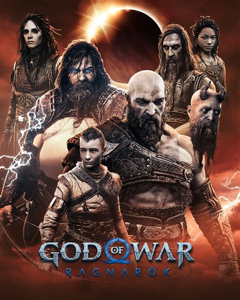 God Of War Ragnarok Movie Style Poster Gaminmadness97 Rgodofwar
