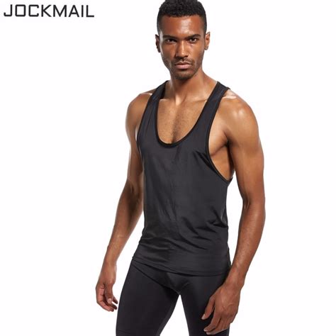 Jockmail Brand Mens Workout Tank Tops Fitness Bodybuilding Clothing