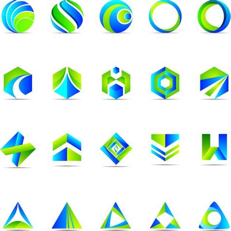 Logo Entreprise Bleu Et Vert Vecteur Pre Premium Vector Freepik