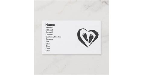 Doula Midwife Business Card