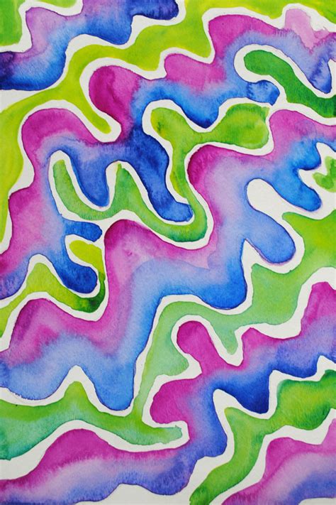 Watercolor Pattern Abstract Art