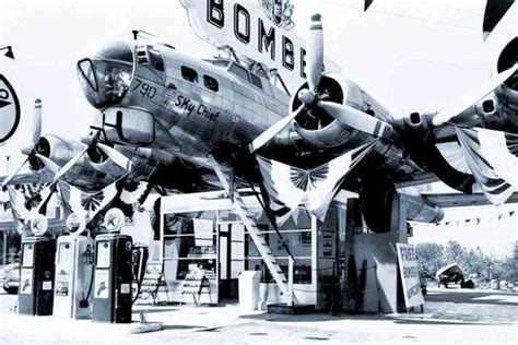A World War Ii Flying Fortress Was Made Into The ‘gas Station Bomber