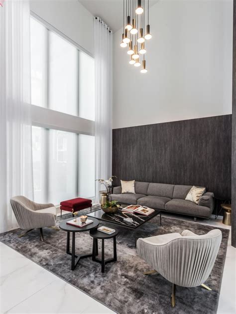 Modern Light Fixture Creates Connectedness In Formal Living Room Hgtv