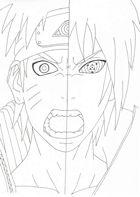 Sasuke Vs Naruto Naruto Naruto Drawings Naruto Sketch