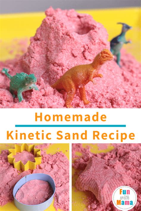Easy Diy Kinetic Sand Recipe Tutorial 10 Activities Fun With Mama