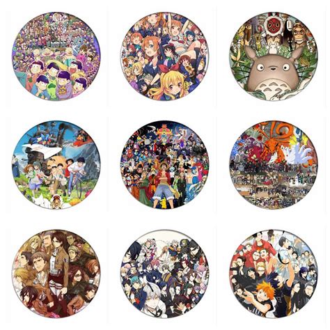 1pcs Miyazaki Hayao Manga Totoro Spirited Away Cosplay Badges Naruto