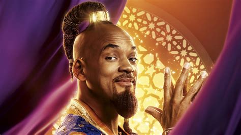Genie In Aladdin 2019 5k Wallpaperhd Movies Wallpapers4k Wallpapers