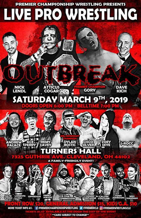 Outbreak 2019 — Indy Wrestling Us