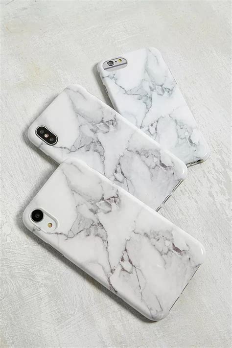 White Marble Iphone Xr Case Urban Outfitters Uk
