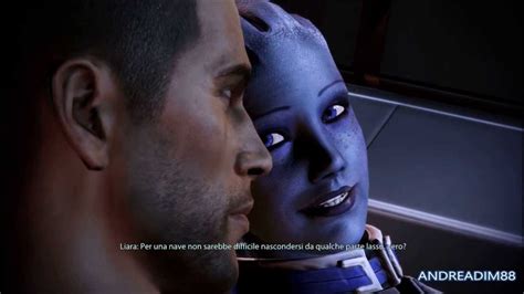 Mass Effect 3 Ita John Shepard And Liara Tsoni Romance Youtube