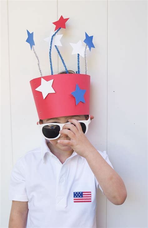 Patriotic Outfits Crafts And Recipes For Kids Patriotic Hats