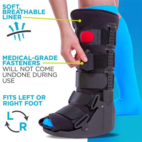 Braceability Tall Pneumatic Walking Boot Orthopedic Cam Air Walker