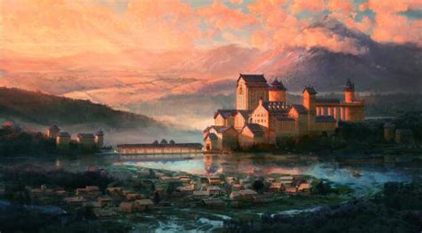 3840x2400 Castle Cool Fantasy Landscape Illustration Uhd 4k 3840x2400