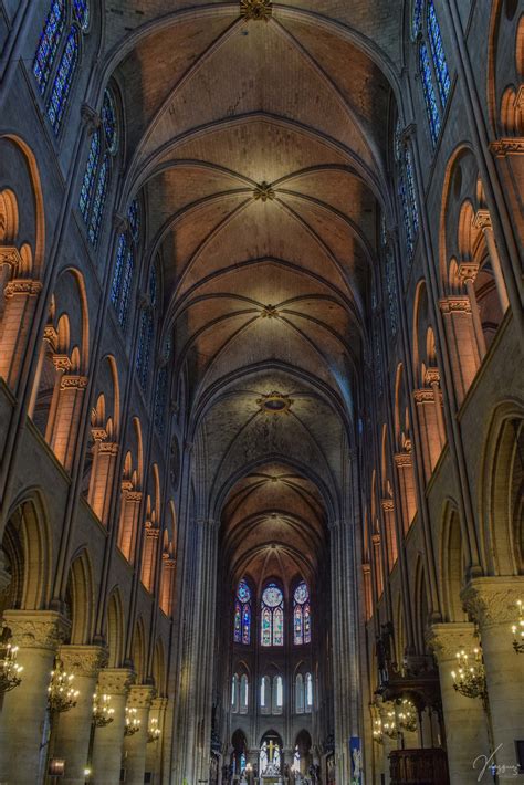 Notre Dame Ribbed Vault Facade Vaulting
