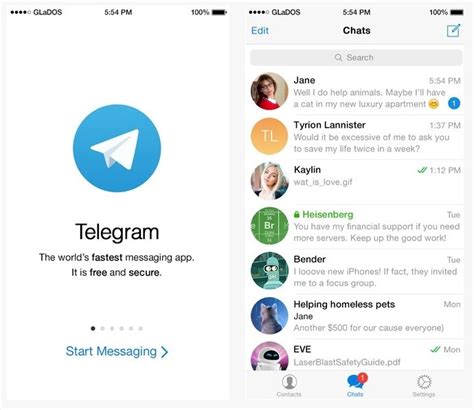 Telegram Messenger App Android Fulgaret