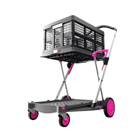 Clax Multi Use Functional Collapsible Carts Mobile Folding Trolley