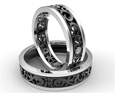 Unique Matching Wedding Bands His And Hers Vidar Jewelry Unique
