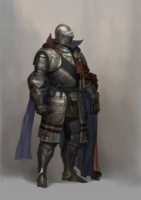 Artstation Knight Byungjin Ahn Fantasy Character Design Medieval