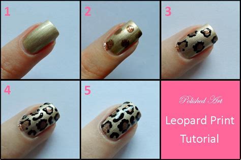 Simple Nail Art Tutorial Step By Step Style Arena Leopard Print