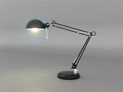 Unboxing and setup for an ikea harte style desk lamp. 3d model Table lamp Ikea Forsa ID 13351