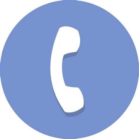 Icono De Teléfono Azul