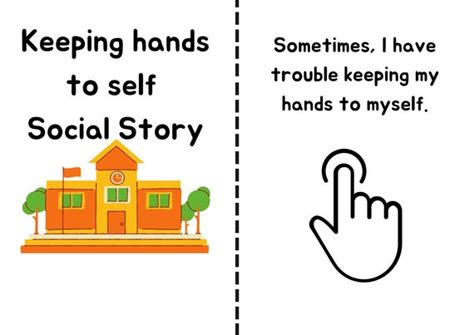Hands To Self Social Story