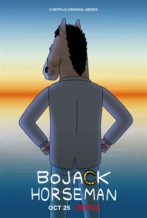 Bojack Horseman Season 6 Poster Pipoca Moderna
