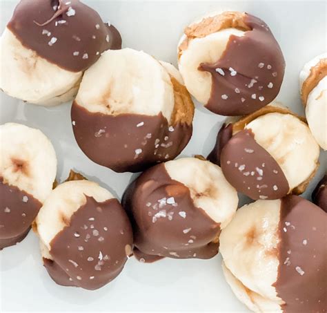 frozen chocolate covered peanut butter banana bites pound dropper