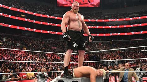 Wwe Raw After Wrestlemania 39 Brock Lesnar Turns Heel Attacks Top Superstar Mykhel