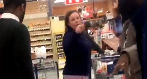 Unhinged White Woman In Viral Grocery Store Video Blames Black Man For Her Racial Rant Eurweb