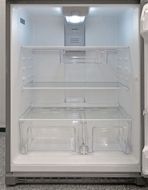 This fridge is designed to fit wherever it needs to go. | Glass shelves