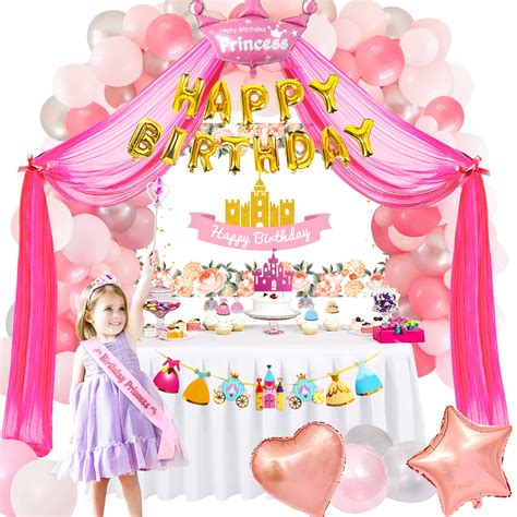 Buy Fvabo Princess Party Decorations Princess Birthday Party Supplies