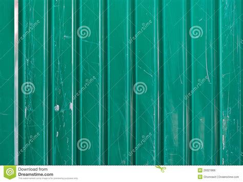 Green Galvanized Corrugated Sheet Royalty Free Stock Image Image