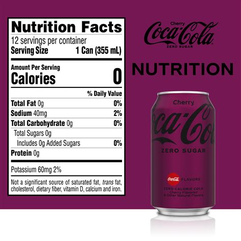Buy Coca Cola Zero Cherry Diet Soda Soft Drink 12 Fl Oz 12 Pack