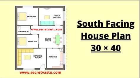 30 X 40 House Plans East Facing With Vastu